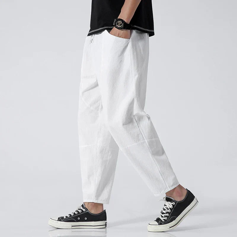 Men’s Relaxed Cropped Pants – Minimal Comfort Fit