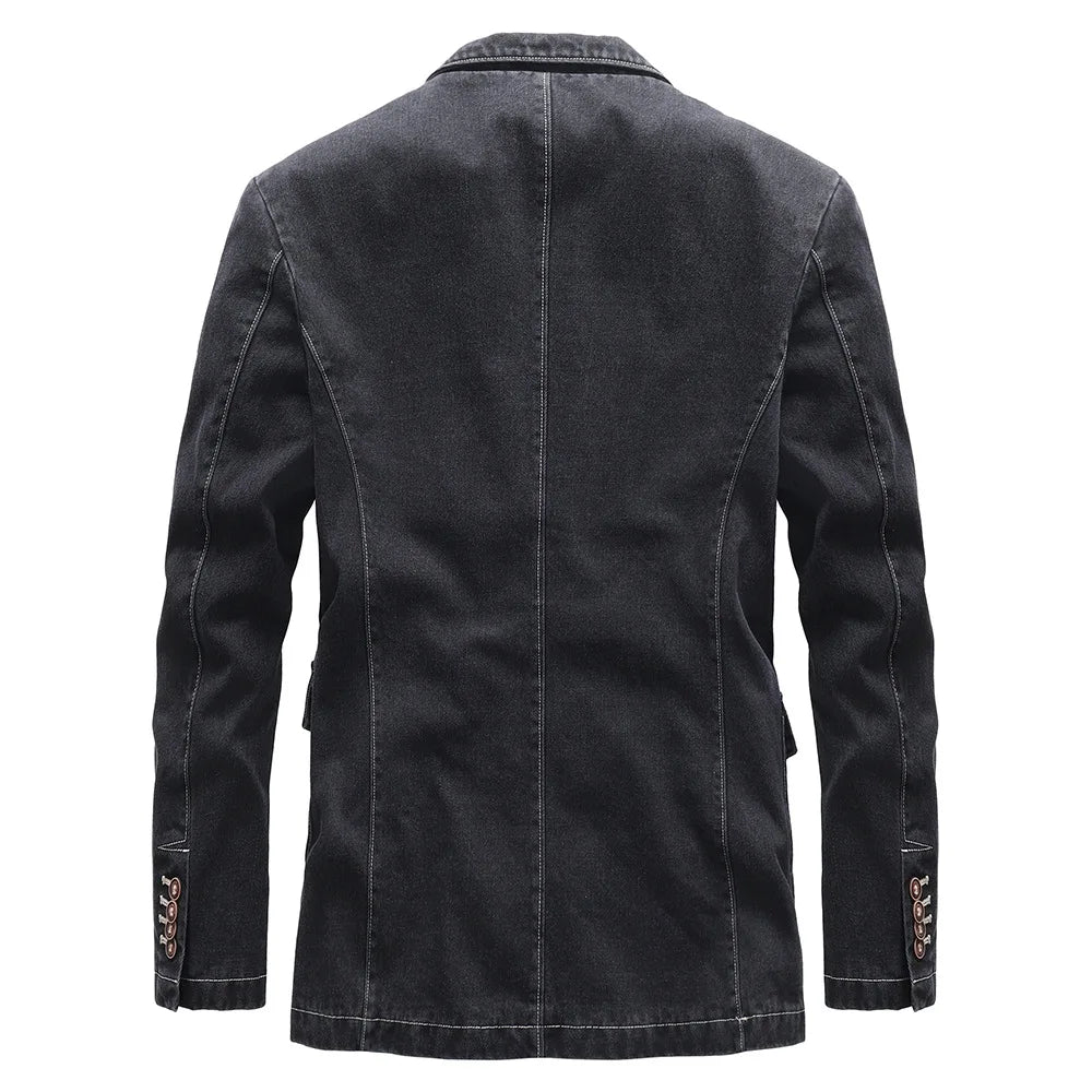 Men’s Casual Denim Blazer – Lightweight, Modern & Smart-Casual Style
