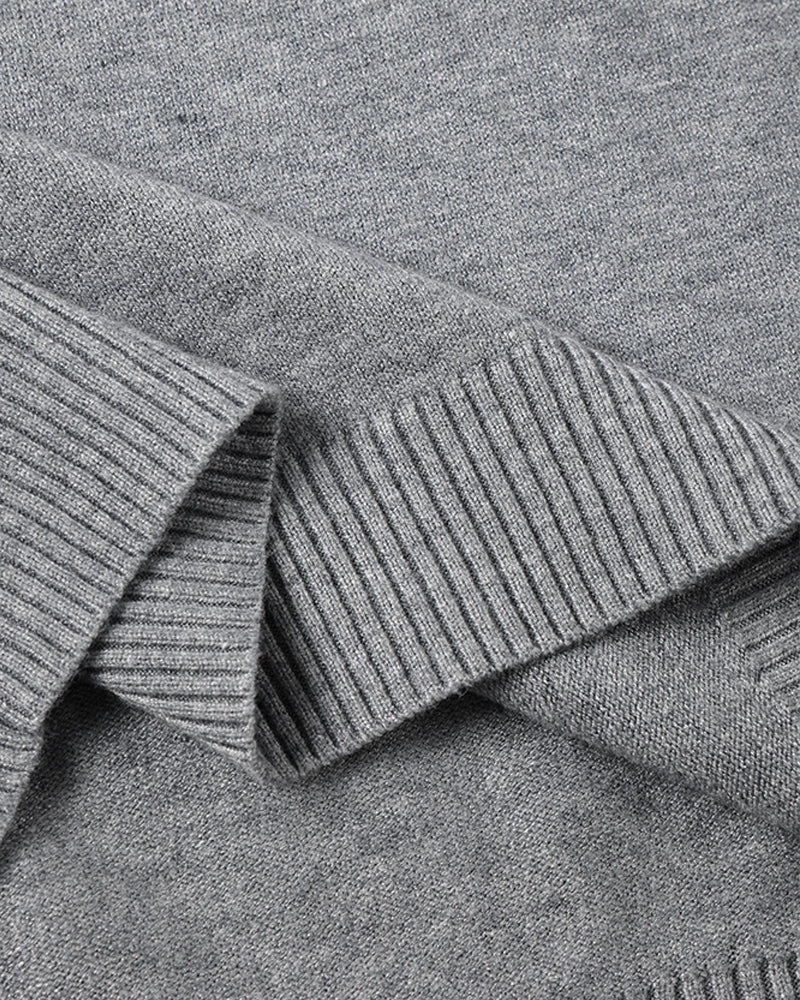 Men’s Classic Turtleneck Sweater – Soft Knit Slim Fit Roll Neck