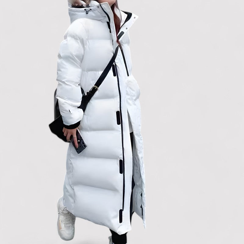 Women’s Long Puffer Coat – Ultra Warm Winter Hooded Edition