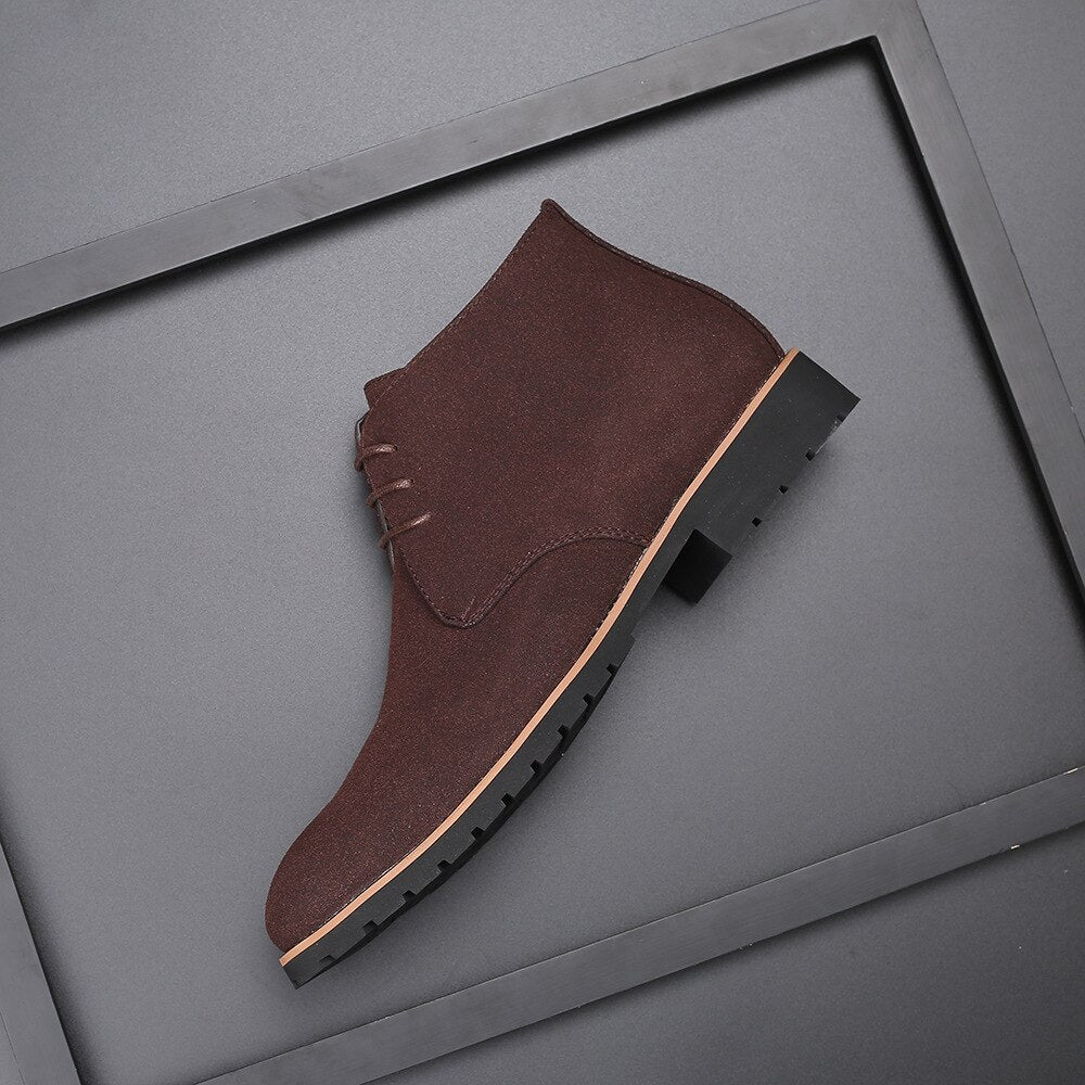 Men’s Classic Suede Desert Boots – Refined Comfort & Everyday Style