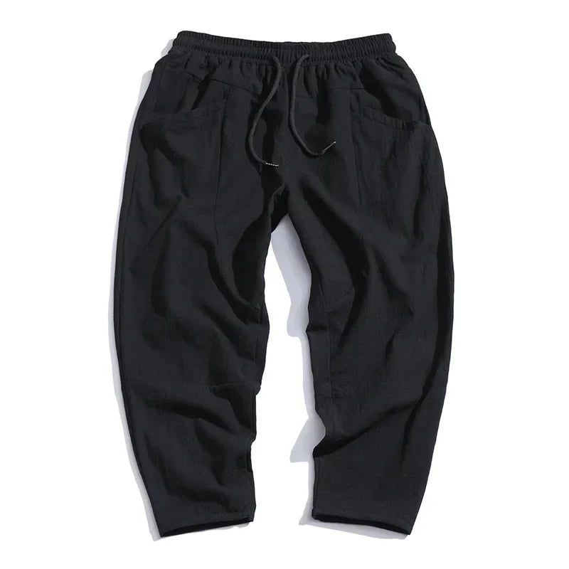 Men’s Relaxed Cropped Pants – Minimal Comfort Fit