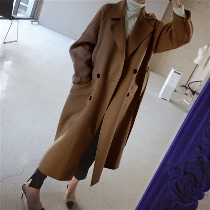 Trench Coat - Polyester Blend Slim Fit & Button Closure