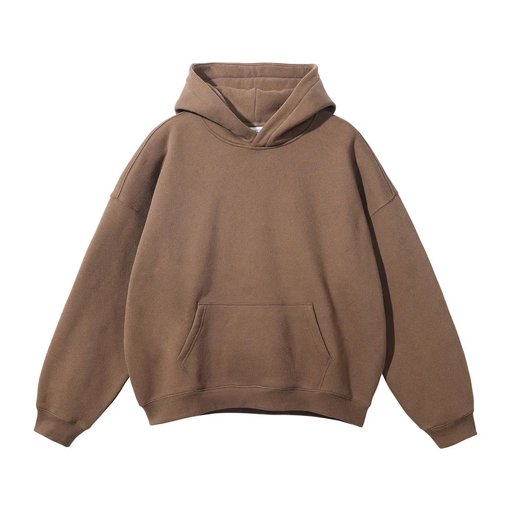 Essential Oversized Hoodie – Soft Cotton Comfort in Sky Blue