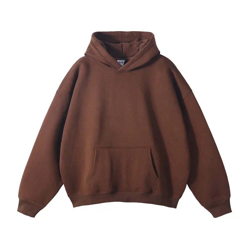 Essential Oversized Hoodie – Soft Cotton Comfort in Sky Blue