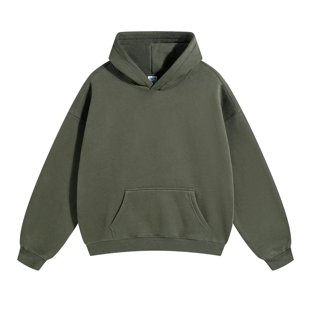 Essential Oversized Hoodie – Soft Cotton Comfort in Sky Blue