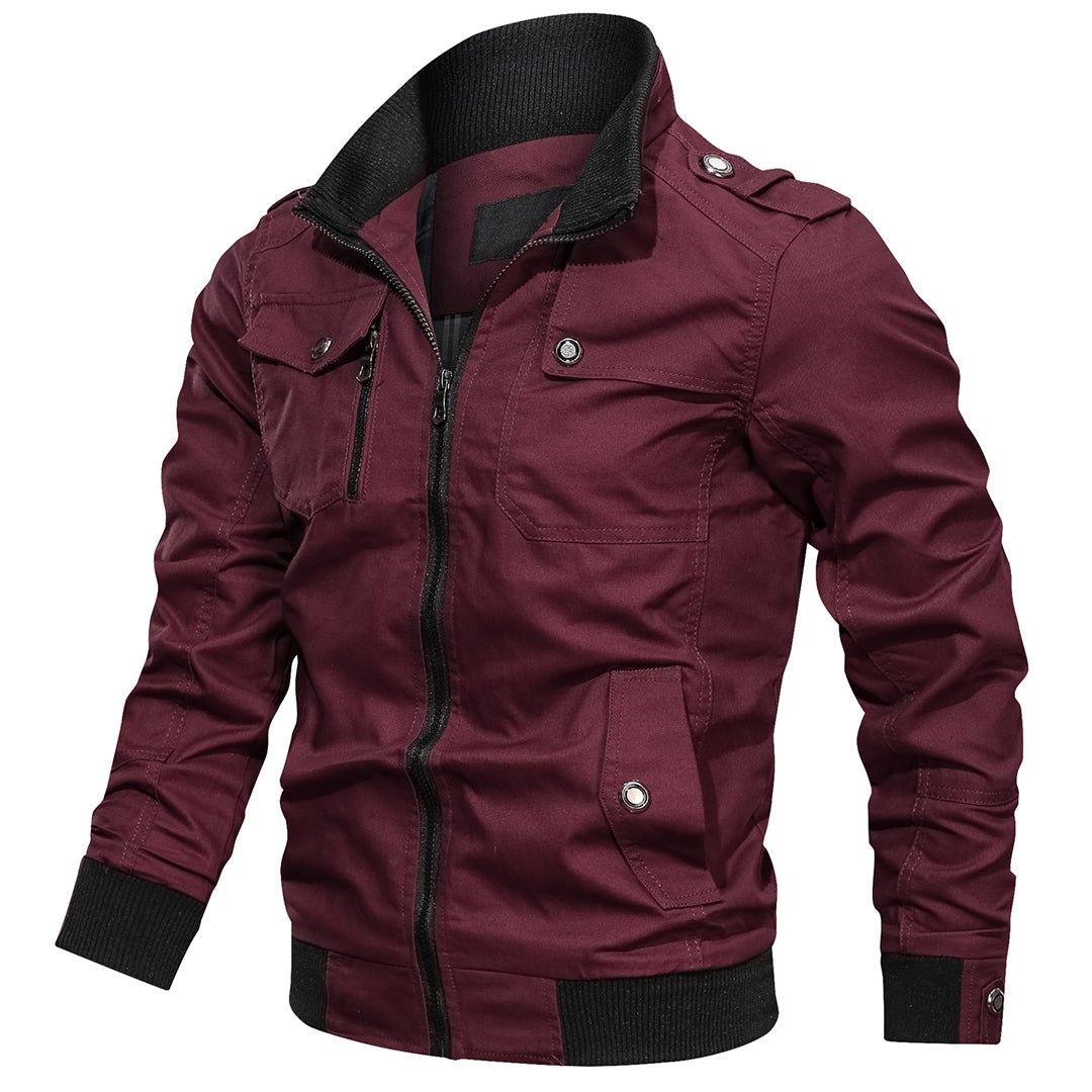 Men’s Military Utility Jacket – Classic Army Style with Modern Edge