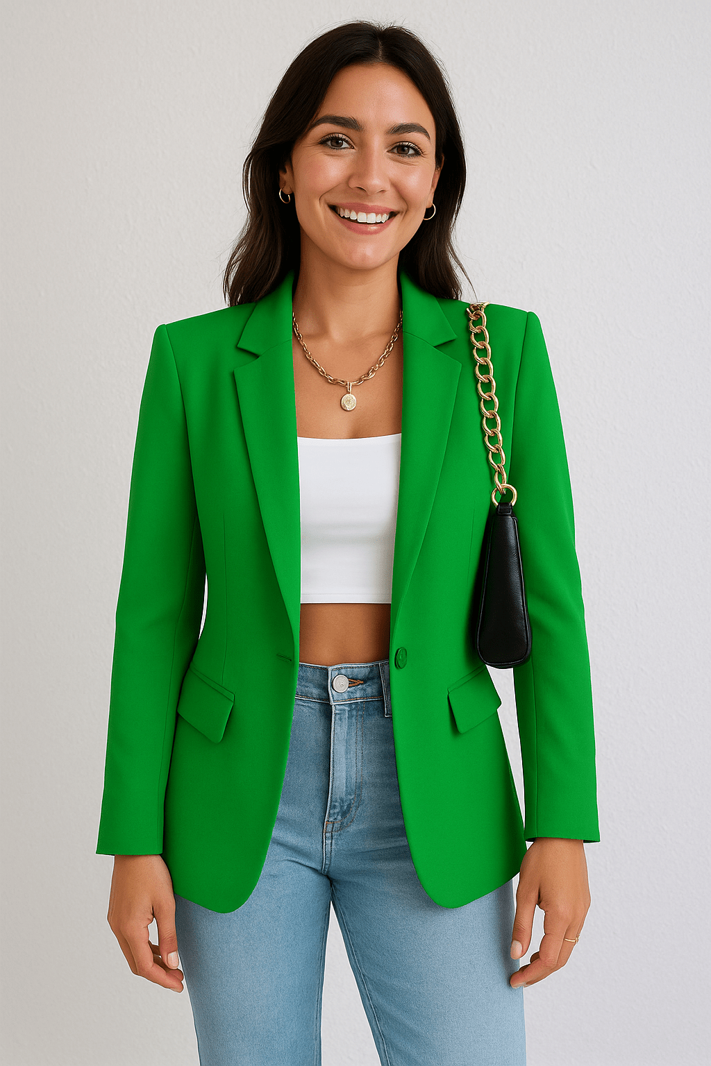 ChicTailor Women’s Fitted Blazer – Elegant Single-Breasted Jacket