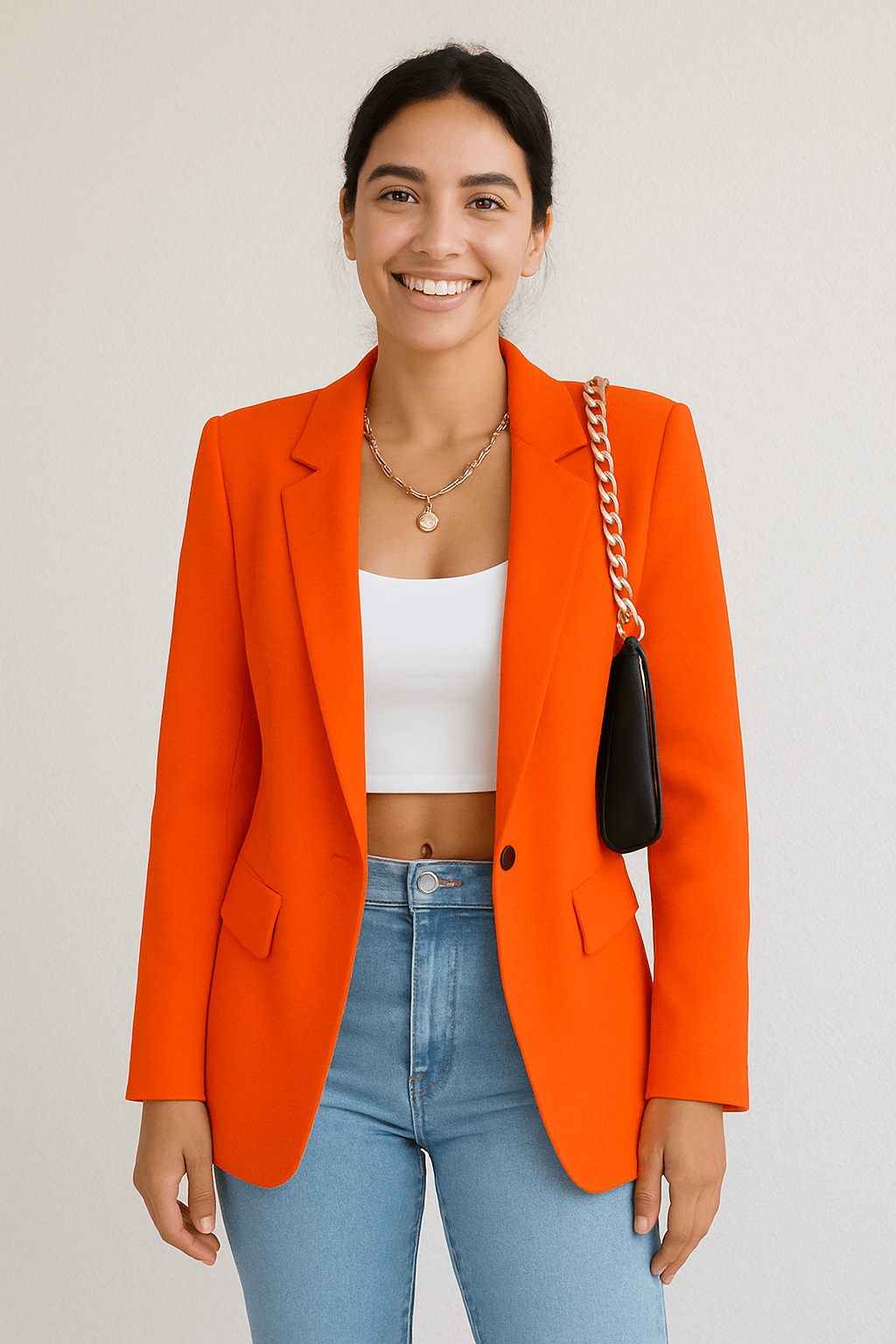 ChicTailor Women’s Fitted Blazer – Elegant Single-Breasted Jacket