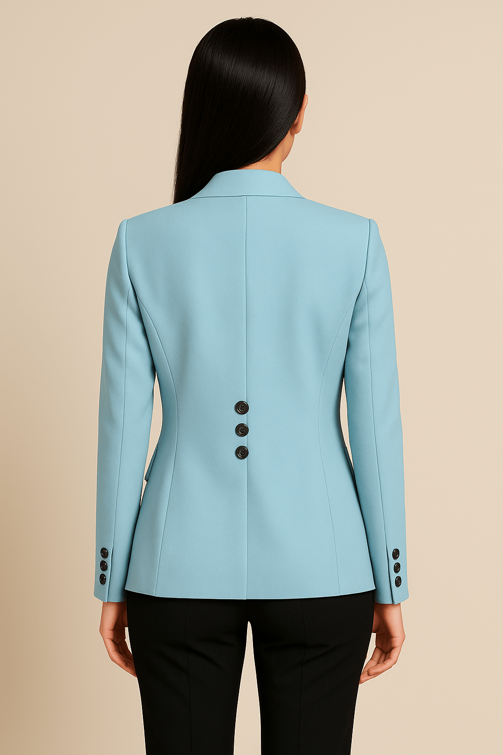 Women’s Tailored Blazer – Elegant Single-Breasted Jacket