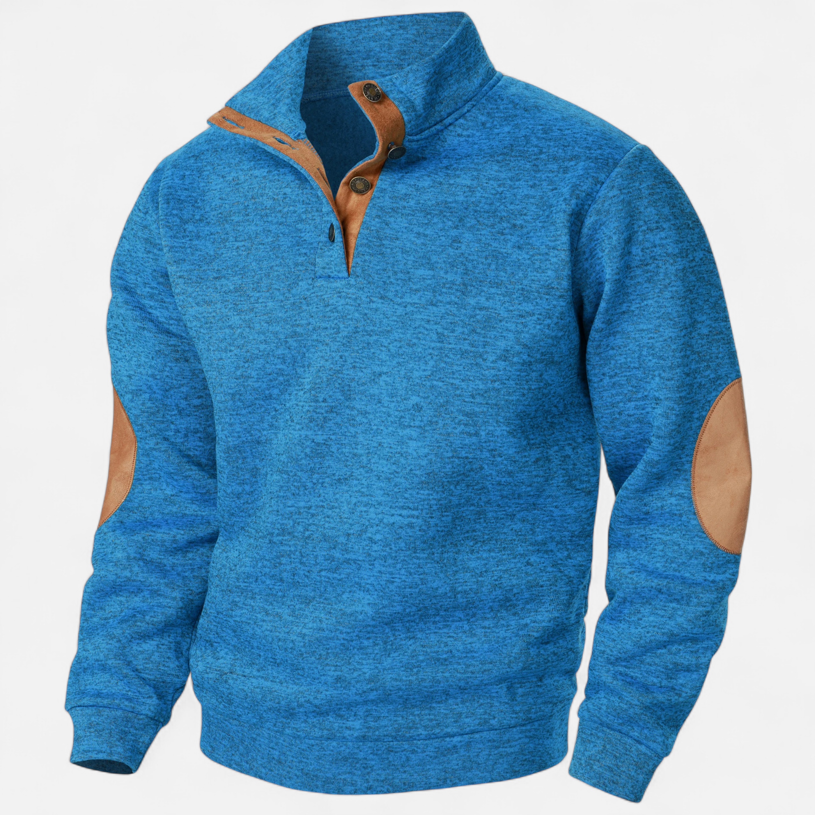 Heritage Quarter-Button Knit Sweater – Warm Rustic Style
