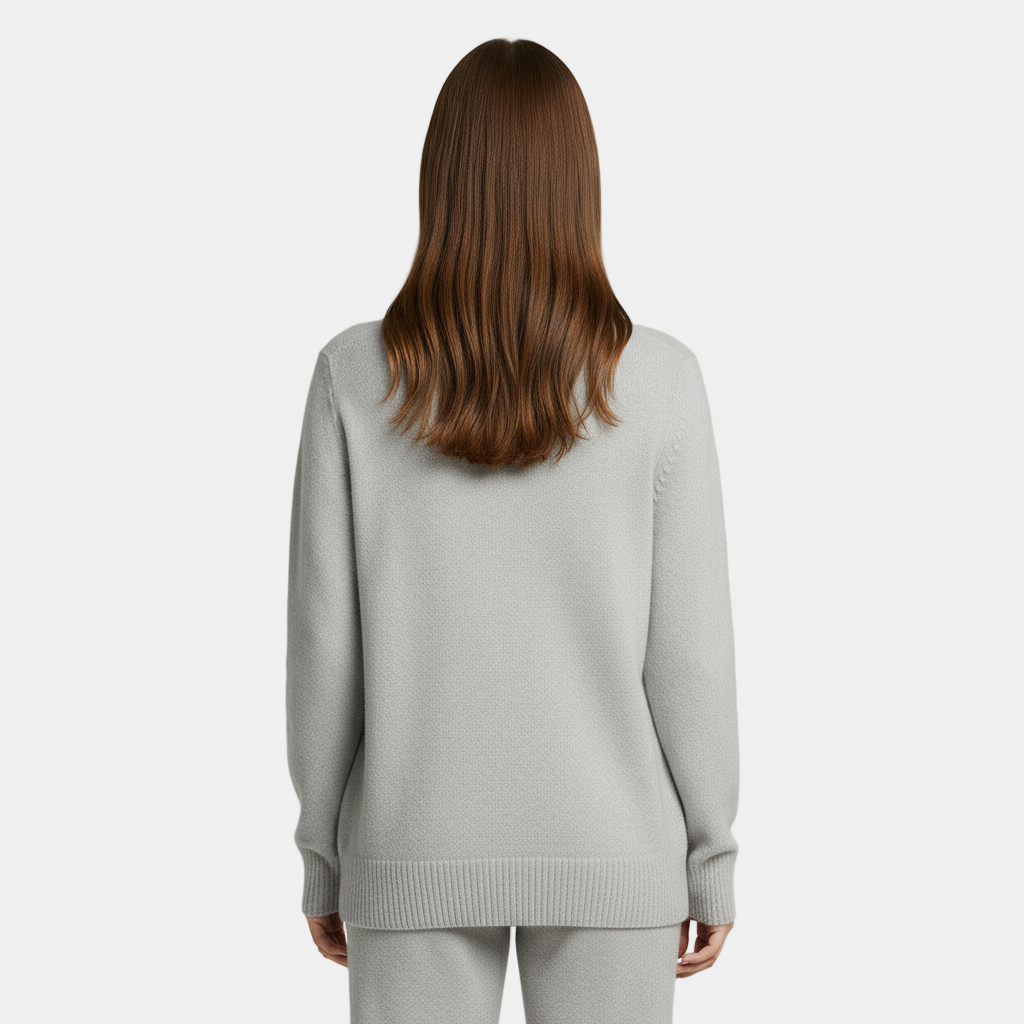 Classic Black Turtleneck Knit Sweater for Women