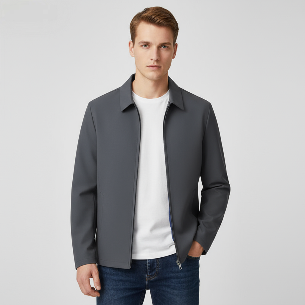 Men’s Minimalist Smart Jacket – Lightweight, Tailored & Modern Fit
