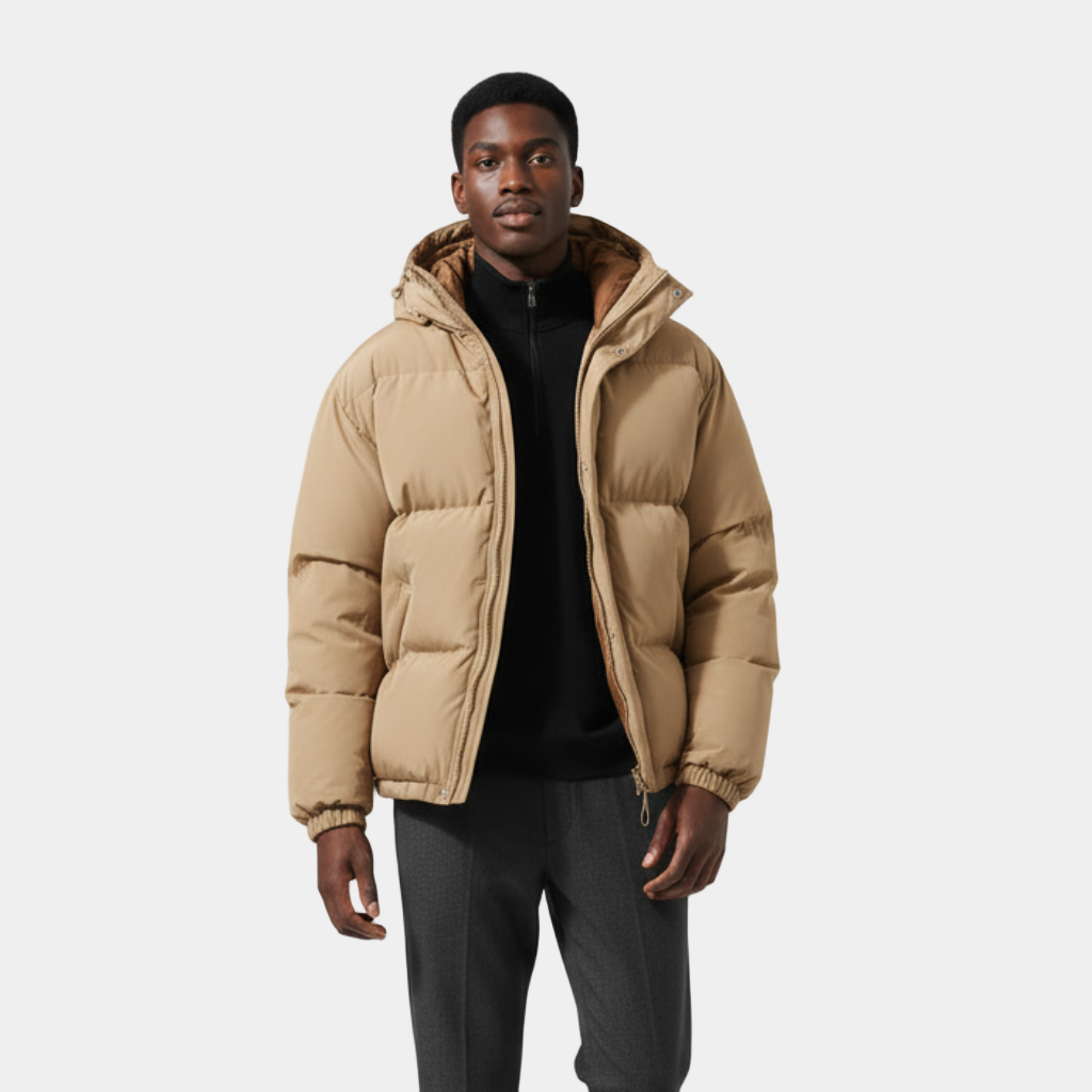 Men’s Essential Puffer Jacket – Warm Lightweight
