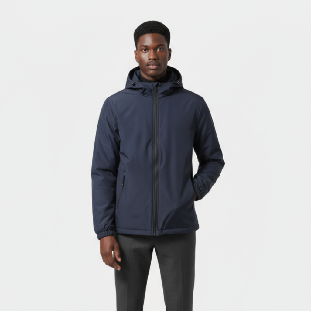 Men’s Lightweight Hooded Windbreaker – Water-Resistant, Breathable & Everyday Ready