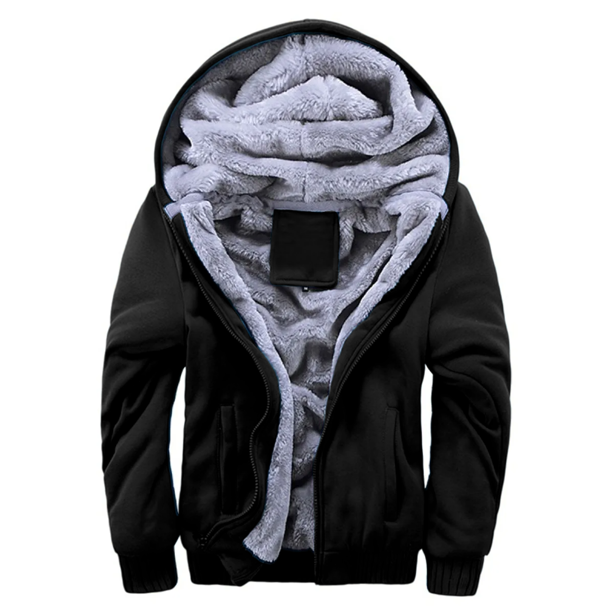 Men’s Ultra-Warm Sherpa Fleece Hoodie – Thick, Soft & Winter Ready