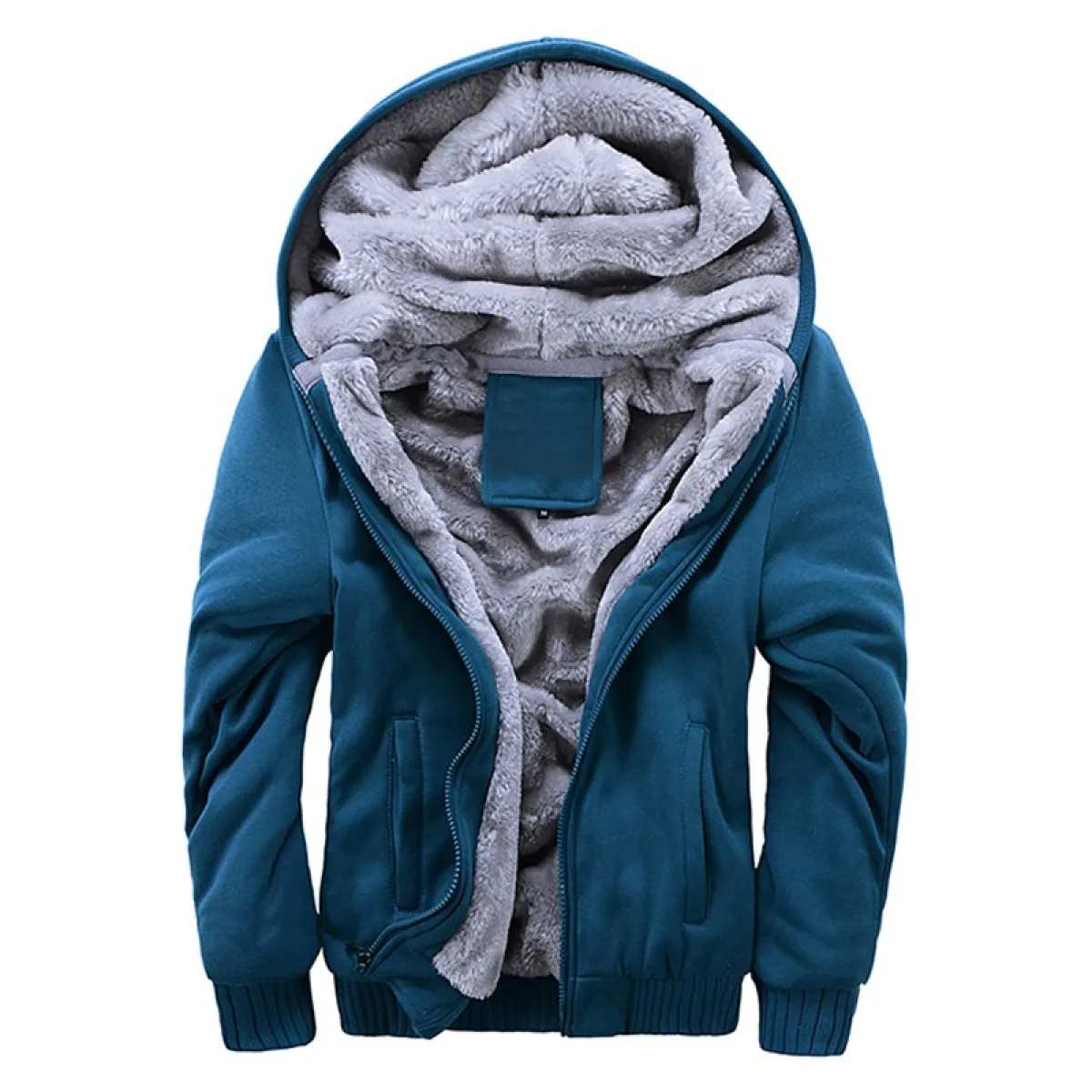 Men’s Ultra-Warm Sherpa Fleece Hoodie – Thick, Soft & Winter Ready