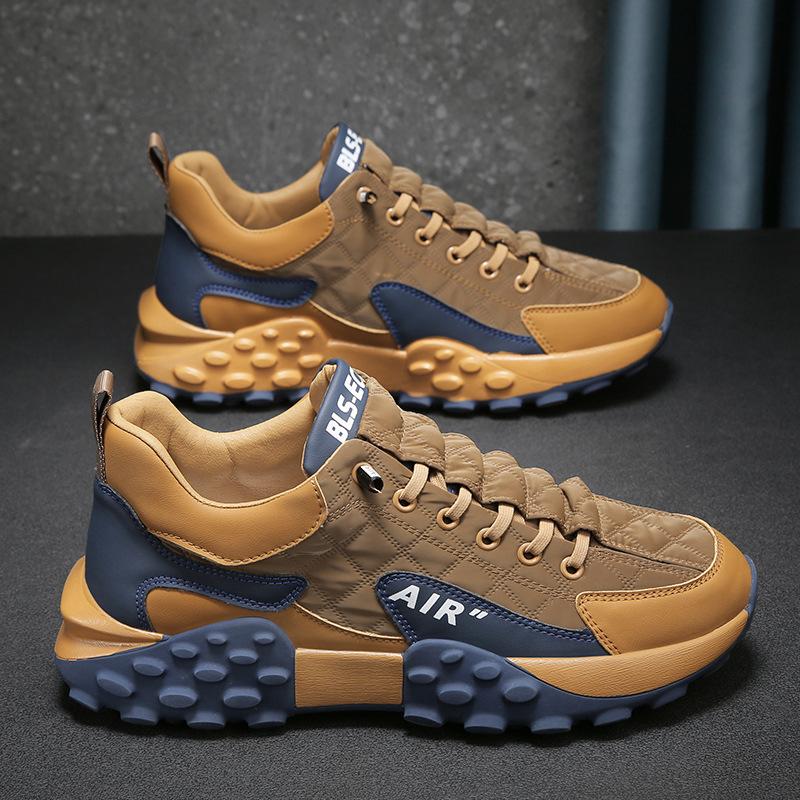 Men’s Chunky Streetwear Sneakers – Shock-Absorbing Sole & Bold Modern Design