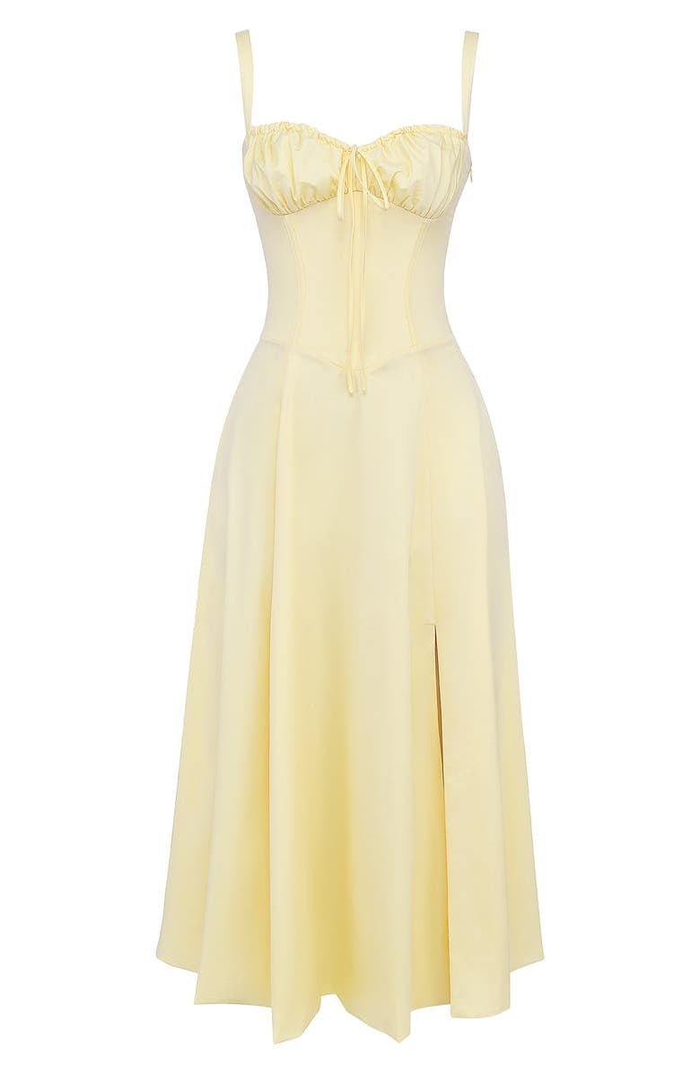Corset Midi Dress for Women | Elegant Silhouette