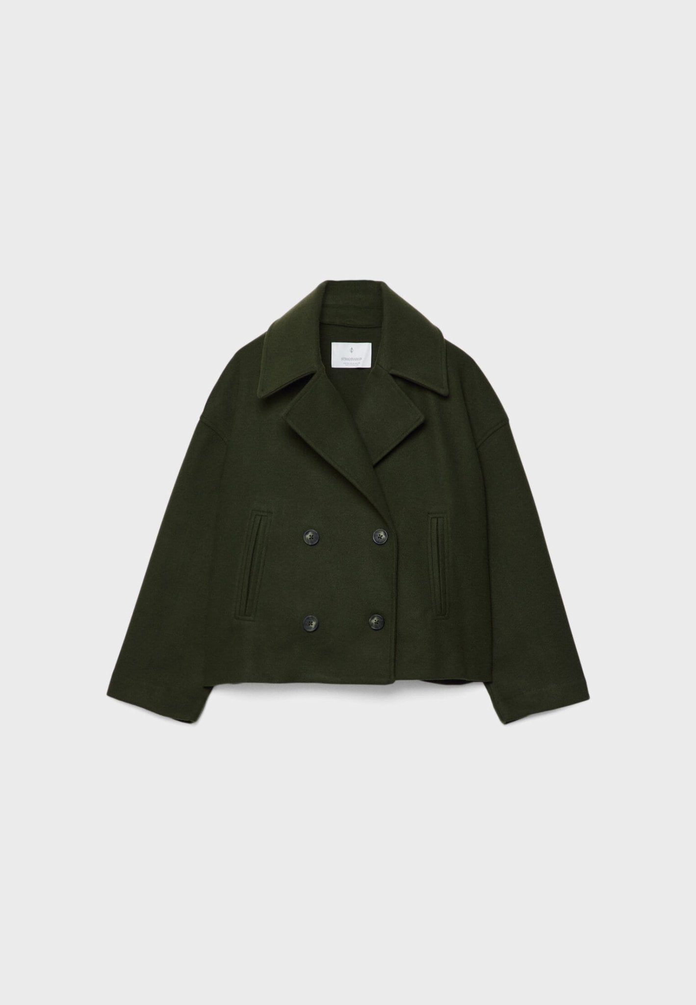 Women’s Short Double-Breasted Jacket – Tailored Fit