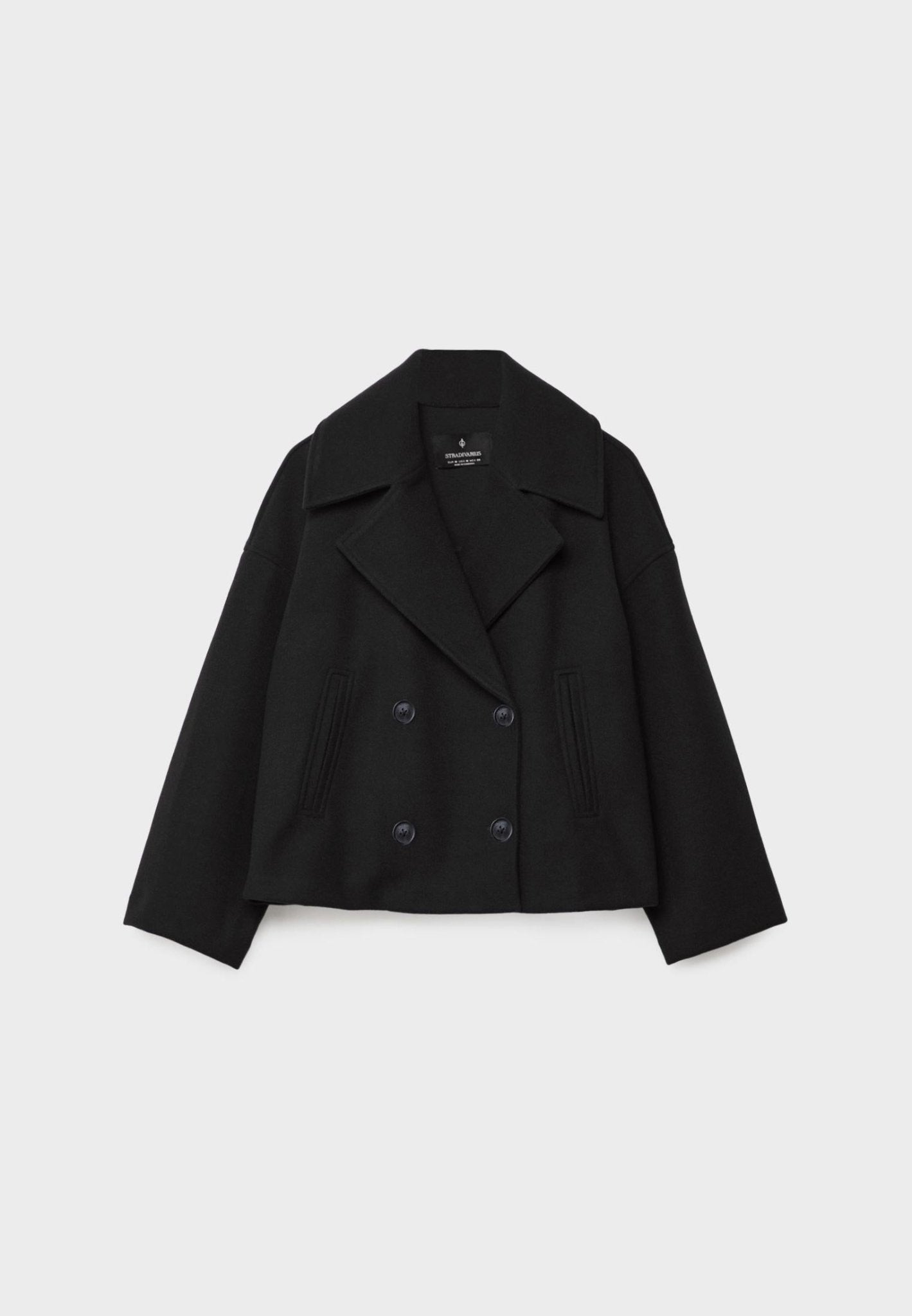 Women’s Short Double-Breasted Jacket – Tailored Fit