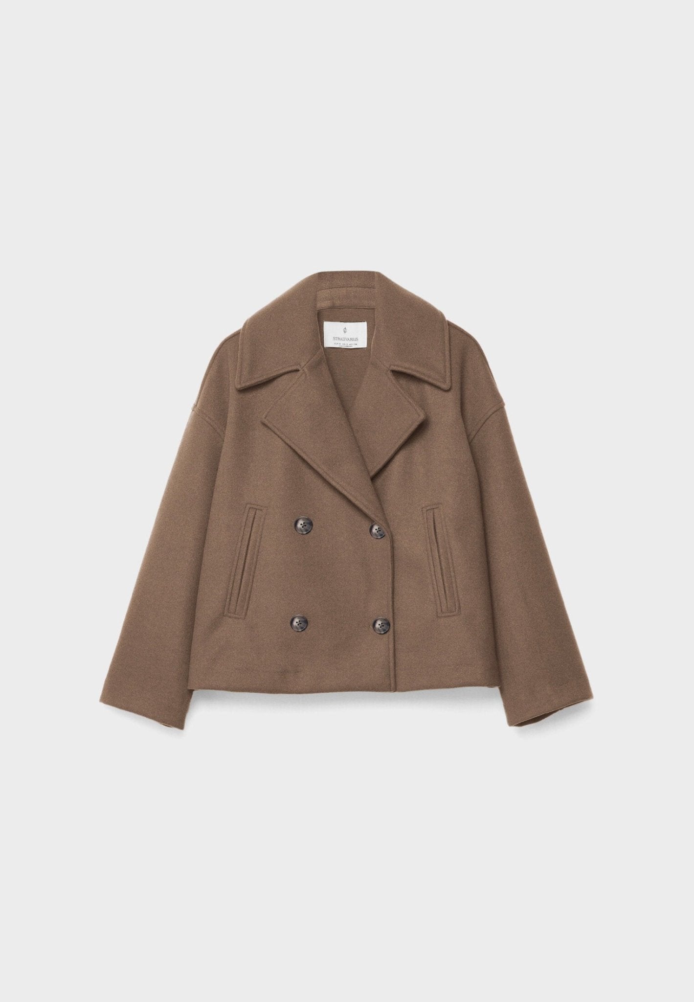 Women’s Short Double-Breasted Jacket – Tailored Fit