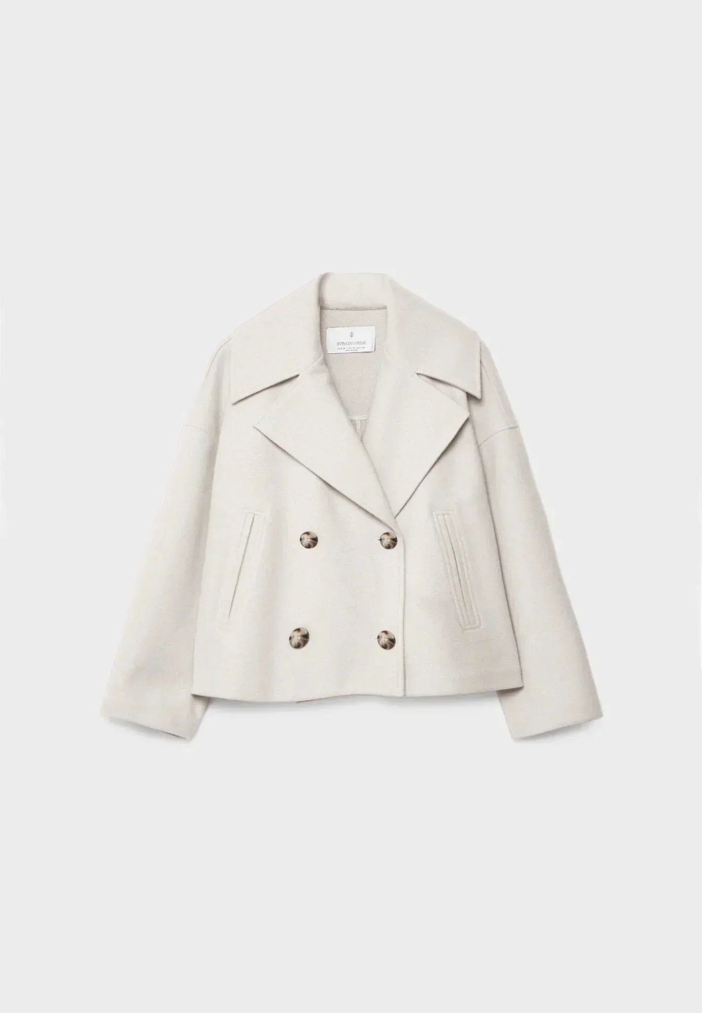 Women’s Short Double-Breasted Jacket – Tailored Fit