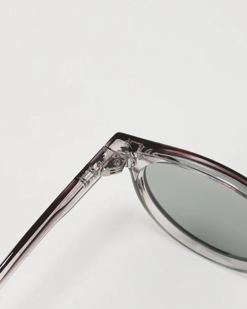 Men’s Round Transparent Frame Sunglasses – Classic UV400 Protection